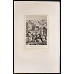 Gravure de 1853 - Guérison d'un aveugle-né - 1