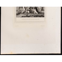 Gravure de 1853 - Guérison d'un aveugle-né - 4
