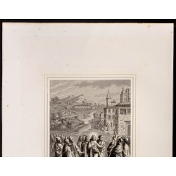 Gravure de 1853 - La brebis égarée - 3