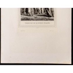 Gravure de 1853 - La brebis égarée - 4