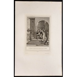 Gravure de 1853 - L'enfant prodigue - 1