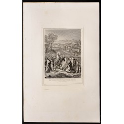 Gravure de 1853 - Entrée triomphante de Jésus - 1