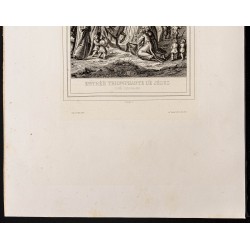 Gravure de 1853 - Entrée triomphante de Jésus - 4