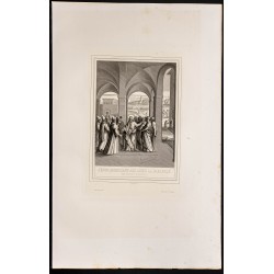 Gravure de 1853 - Parabole des vignerons - 1