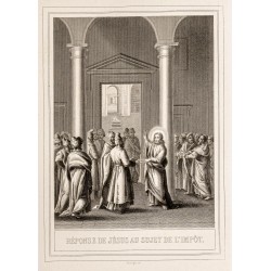 Gravure de 1853 - Impôt du temple - 2