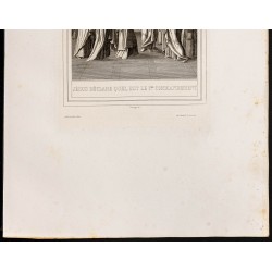 Gravure de 1853 - Premier commandement de Jésus - 4