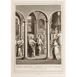 Gravure de 1853 - Les pharisiens - 2
