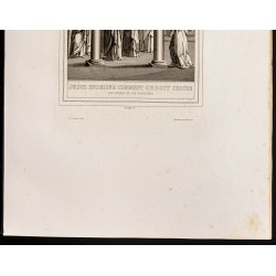 Gravure de 1853 - Les pharisiens - 4
