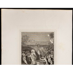 Gravure de 1853 - Pierre voulant défendre Jésus - 3