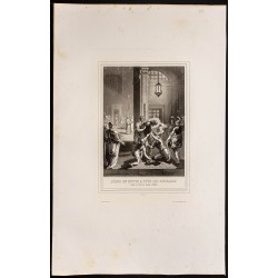 Gravure de 1853 - Cour du grand prêtre - 1