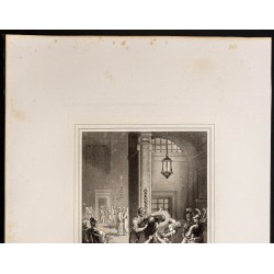 Gravure de 1853 - Cour du grand prêtre - 3