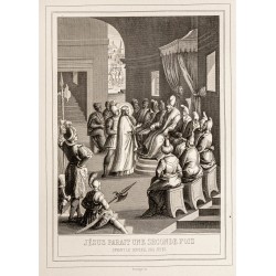 Gravure de 1853 - Procès de Jésus - 2