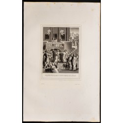 Gravure de 1853 - Pilate proclame l'innocence de Jésus - 1