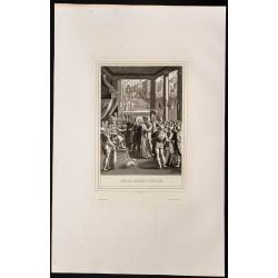 Gravure de 1853 - Jésus devant Hérode - 1