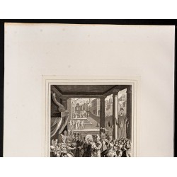 Gravure de 1853 - Jésus devant Hérode - 3