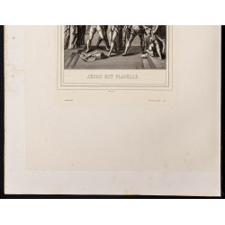 Gravure de 1853 - Flagellation de Jésus - 4