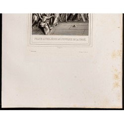 Gravure de 1853 - Supplice de la croix - 4