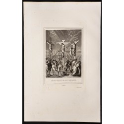 Gravure de 1853 - La transfixion - 1