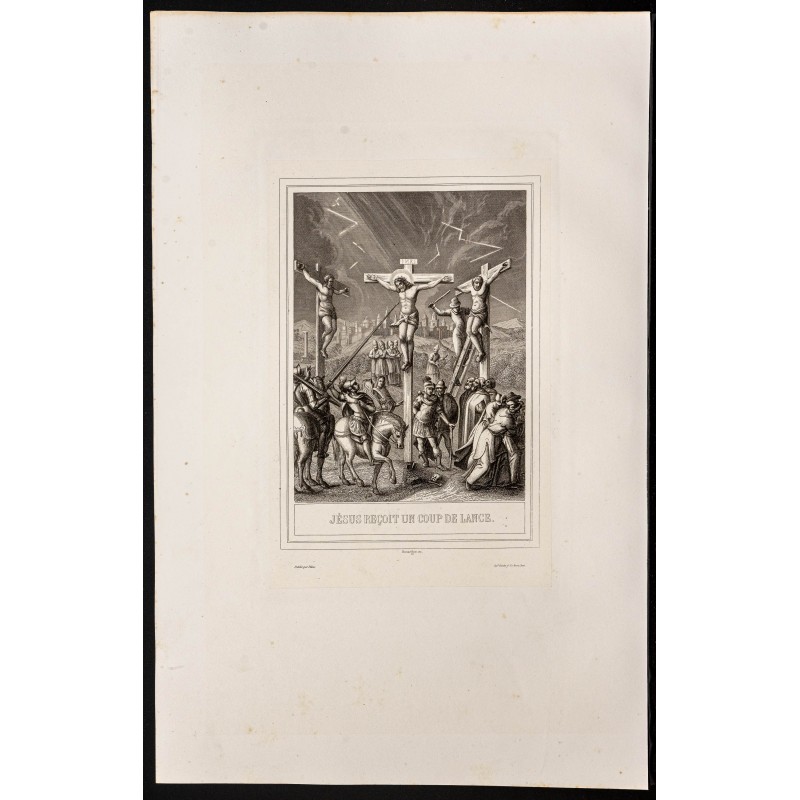 Gravure de 1853 - La transfixion - 1