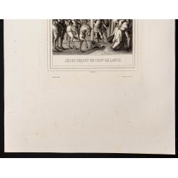 Gravure de 1853 - La transfixion - 4
