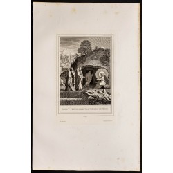 Gravure de 1853 - Les saintes femmes - 1