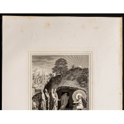 Gravure de 1853 - Les saintes femmes - 3