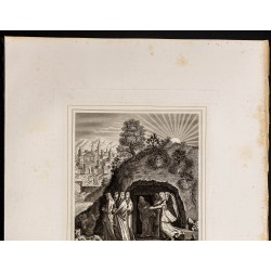 Gravure de 1853 - Les saintes femmes - 3
