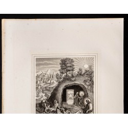 Gravure de 1853 - Jésus apparaît à Marie-Madeleine - 3