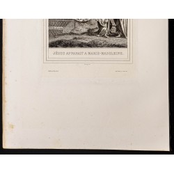 Gravure de 1853 - Jésus apparaît à Marie-Madeleine - 4