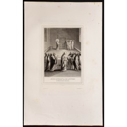 Gravure de 1853 - Jésus apparaît à ses apôtres - 1
