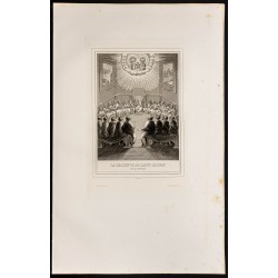 Gravure de 1853 - La Pentecôte - 1