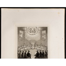 Gravure de 1853 - La Pentecôte - 3