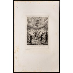Gravure de 1853 - L'ascension - 1