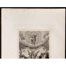 Gravure de 1853 - L'ascension - 3