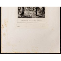 Gravure de 1853 - L'ascension - 4