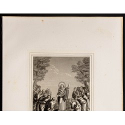 Gravure de 1853 - Jésus apparaît à ses disciples - 3