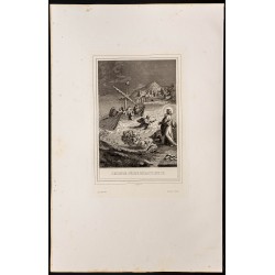 Gravure de 1853 - Seconde pêche miraculeuse - 1