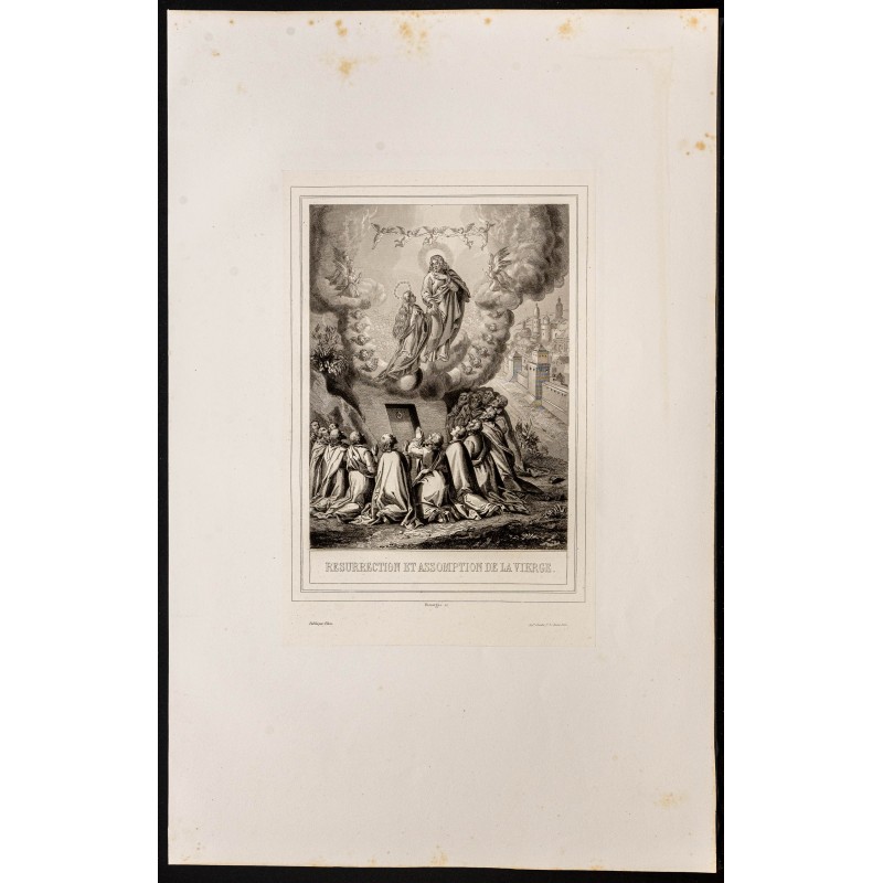 Gravure de 1853 - Assomption de Marie - 1