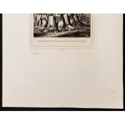 Gravure de 1853 - Assomption de Marie - 4