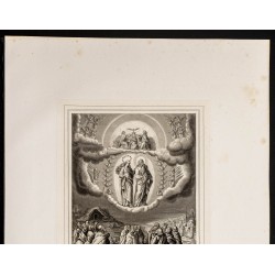 Gravure de 1853 - Couronnement de la Vierge - 3
