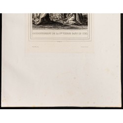 Gravure de 1853 - Couronnement de la Vierge - 4
