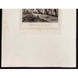Gravure de 1853 - Guérison de dix lépreux - 4