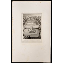 Gravure de 1853 - Le Pharisien et le Publicain - 1