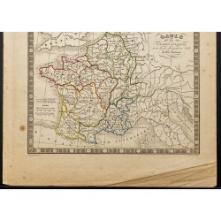 Gravure de 1850 - La gaule sous Jules César - 3
