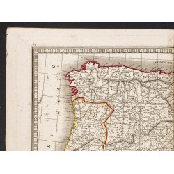 Gravure de 1850 - Espagne et Portugal - 2