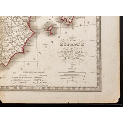 Gravure de 1850 - Espagne et Portugal - 5
