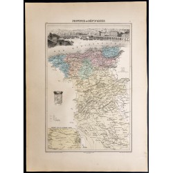 Gravure de 1889 - Département d'Alger en Algérie - 1