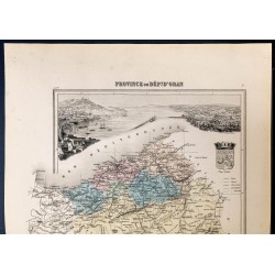 Gravure de 1889 - Département d'Oran en Algérie - 2