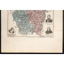 Gravure de 1889 - Département de l'Ardèche - 3
