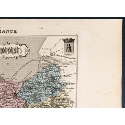 Gravure de 1889 - Département du Calvados - 3